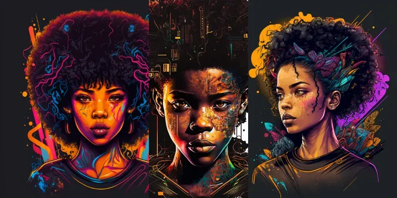 Artistic Faces generated by undefined