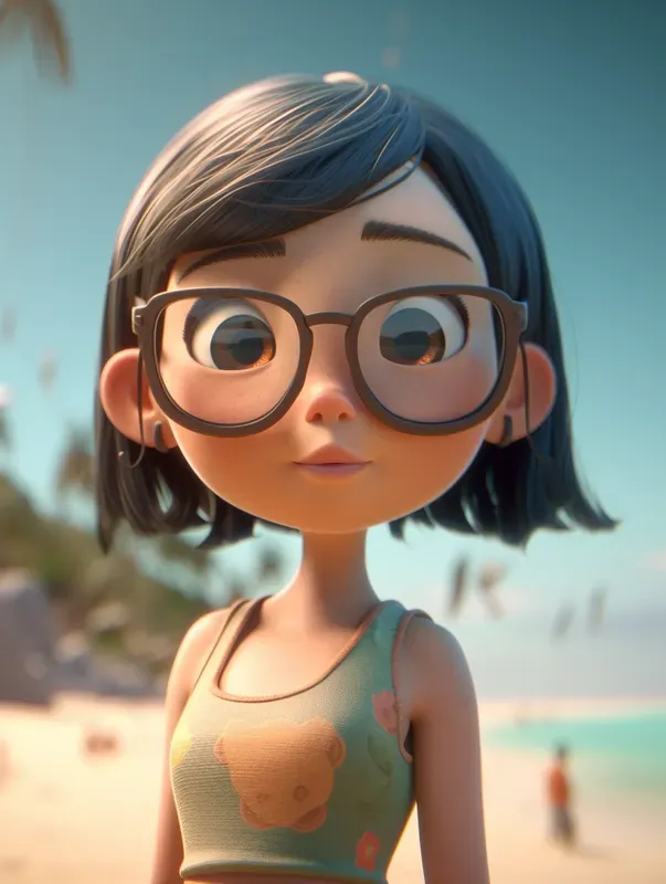 3D Characters With Backgrounds