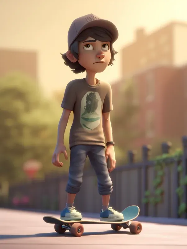 3D Characters With Backgrounds
