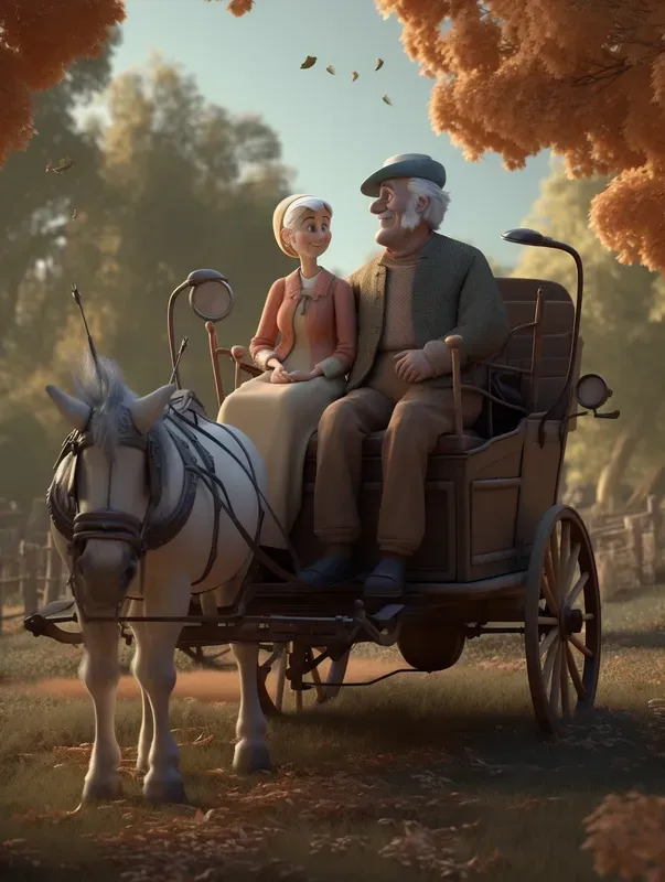 3D Characters With Backgrounds