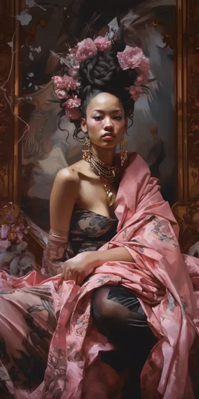 Women Oil Paintings French Rococo
