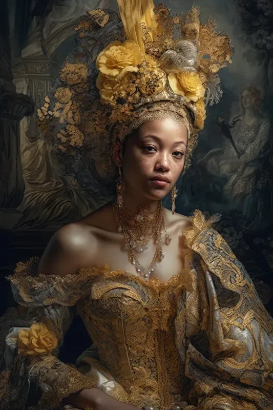 Women Oil Paintings French Rococo