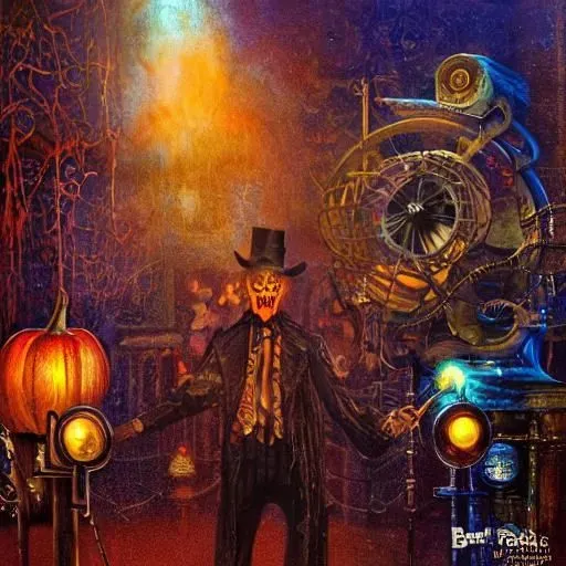 Scary Halloween Scene