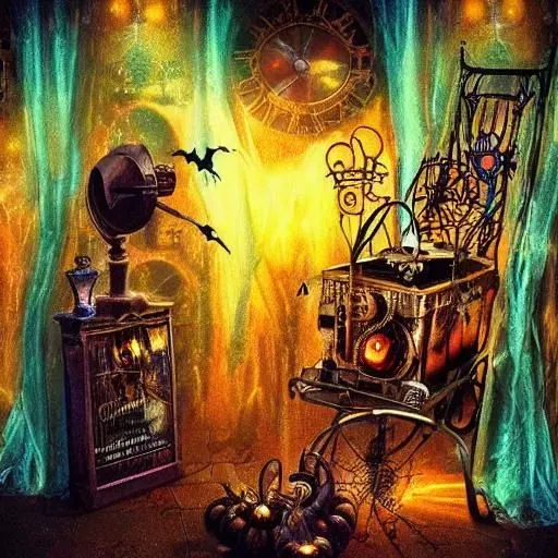 Scary Halloween Scene