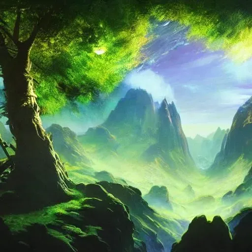 Peaceful Alien Planet