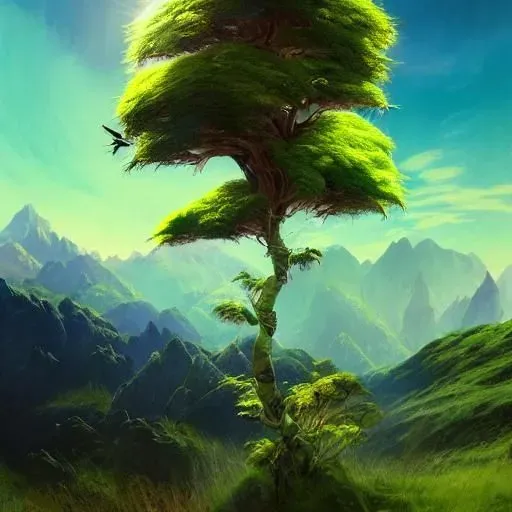 Peaceful Alien Planet