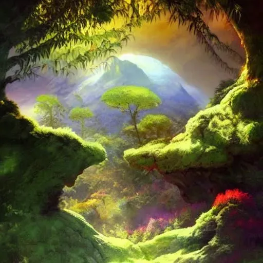 Peaceful Alien Planet