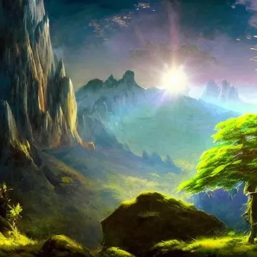 Peaceful Alien Planet