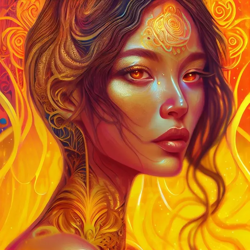 Golden Women And Creatures