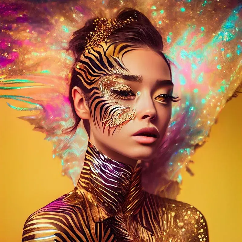 Golden Women And Creatures