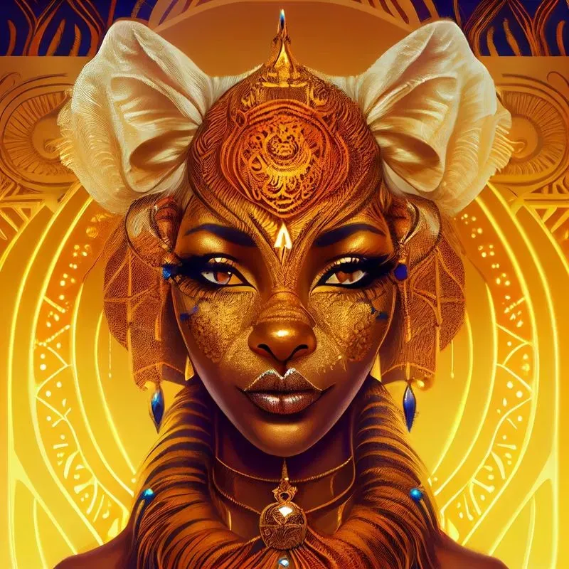 Golden Women And Creatures