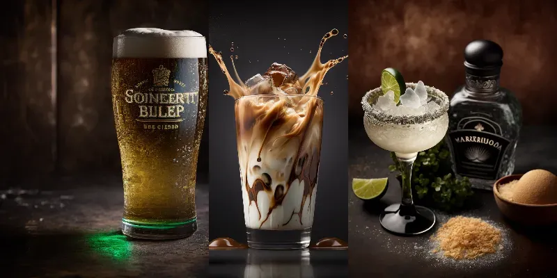 Drink Product Photographs generated by undefined
