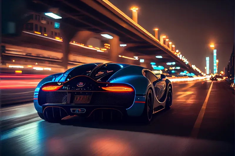 Luxury Cars In Motion Realistic City Environments