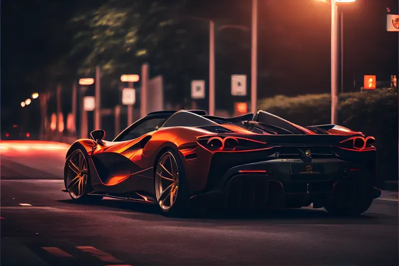 Luxury Cars In Motion Realistic City Environments
