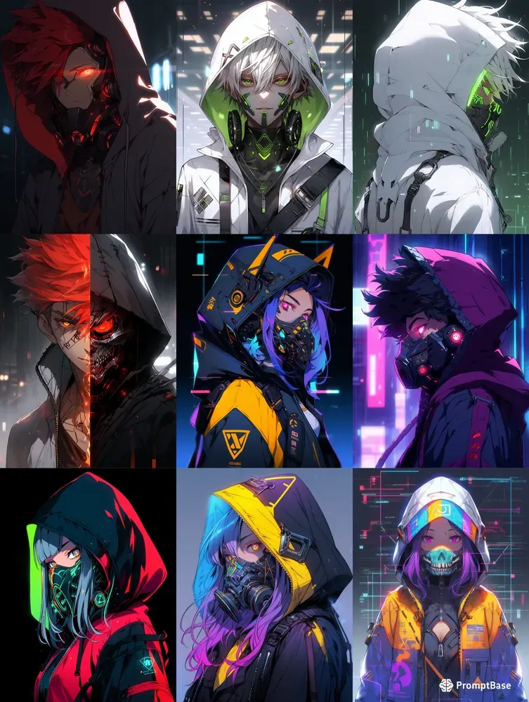 Cyberpunk Anime Characters
