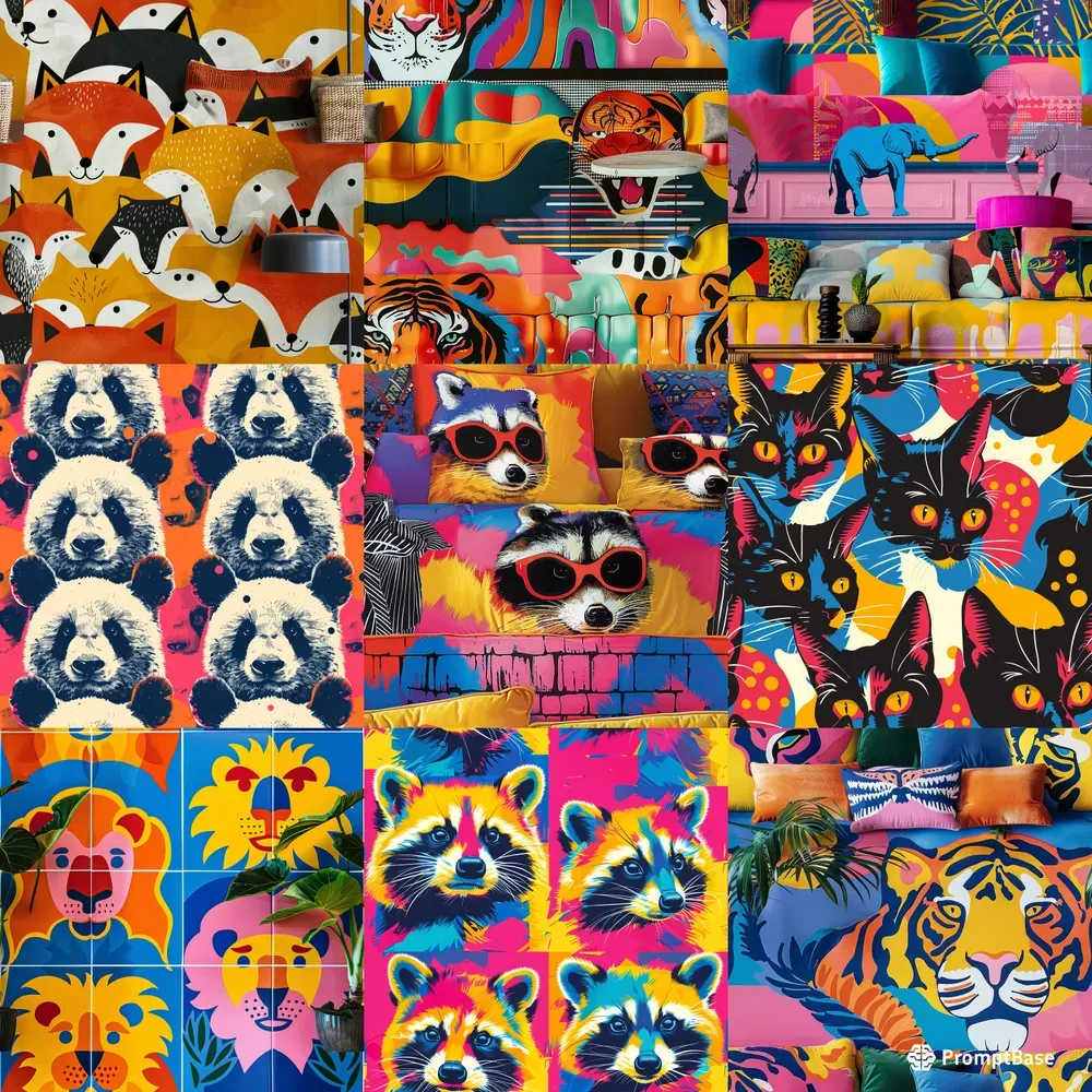 Animal Pop Art Wallpapers