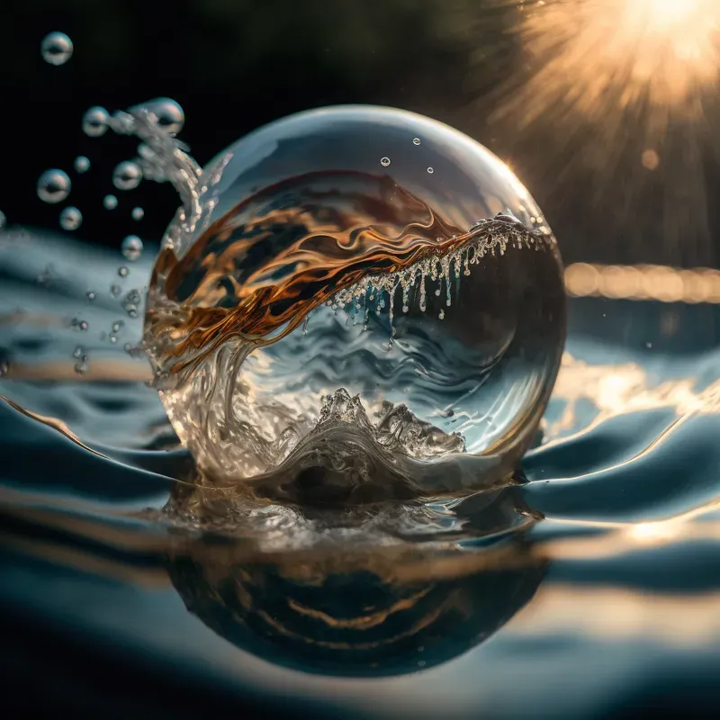 Drops In Water