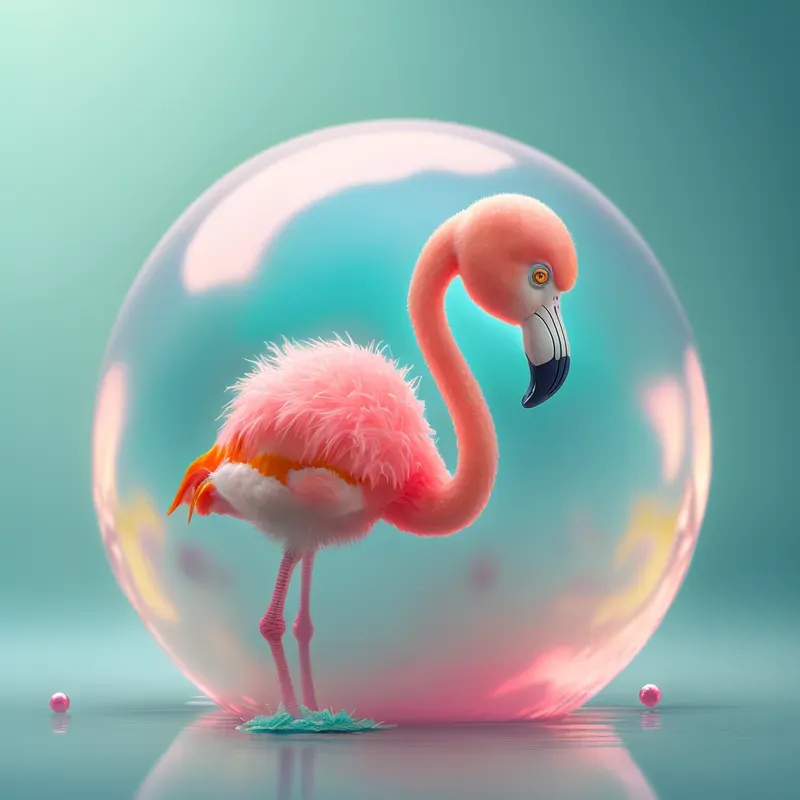 Cute Animals With Glass Balls