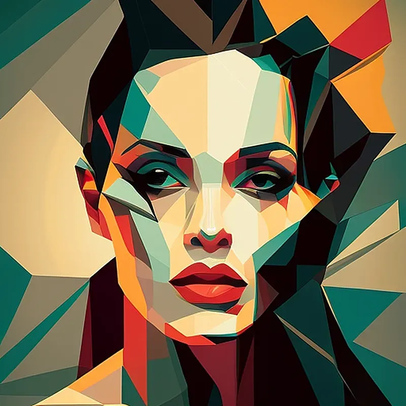 Famous People Pop Art Cubism Portraits