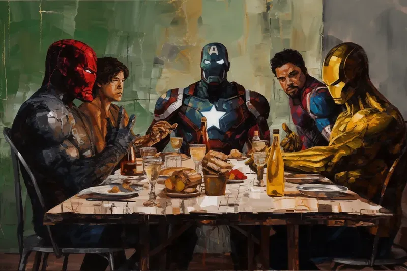 Thick Paint Paintings