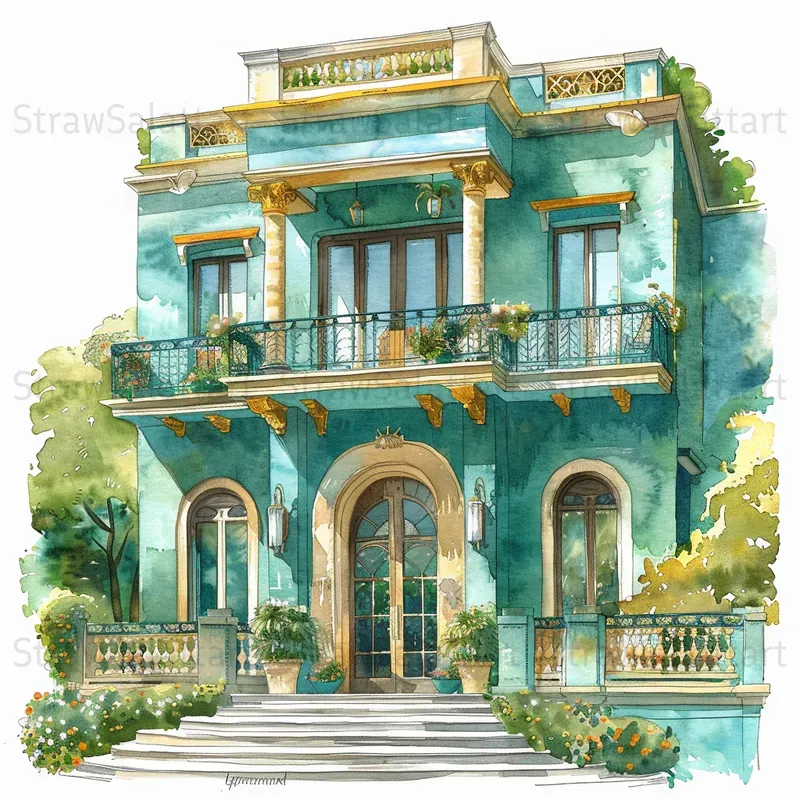 Watercolor Architectural Collections