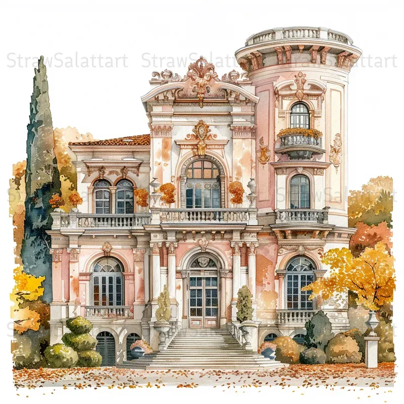 Watercolor Architectural Collections