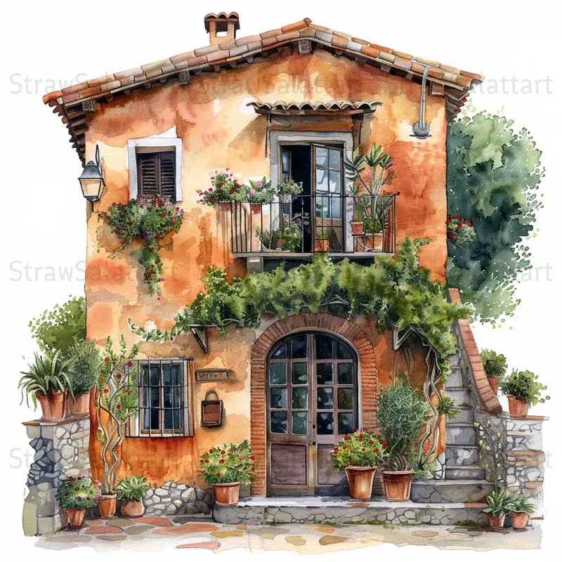 Watercolor Architectural Collections