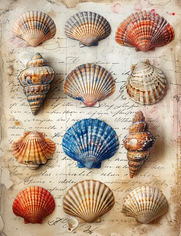 Vintage Junk Journal Art Papers