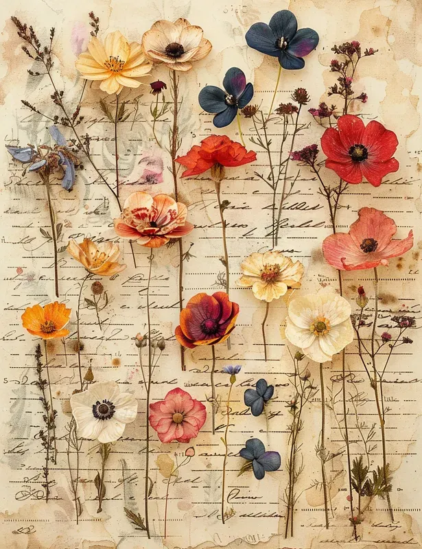 Vintage Junk Journal Art Papers