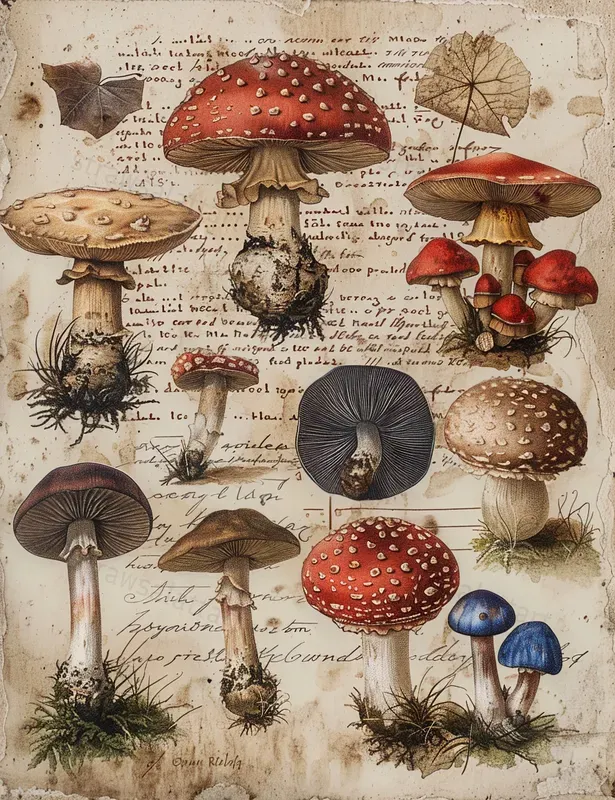 Vintage Junk Journal Art Papers