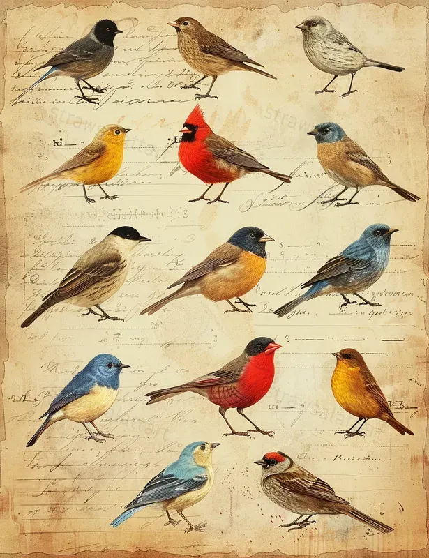 Vintage Junk Journal Art Papers
