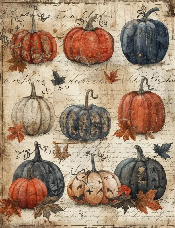 Vintage Junk Journal Art Papers