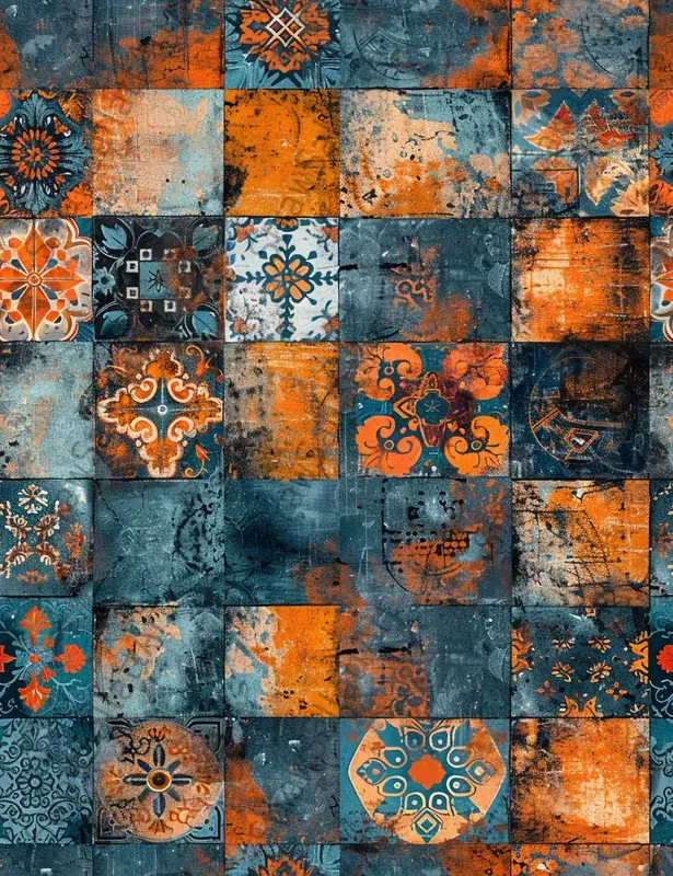 Junk Journal Seamless Papers Boho Style