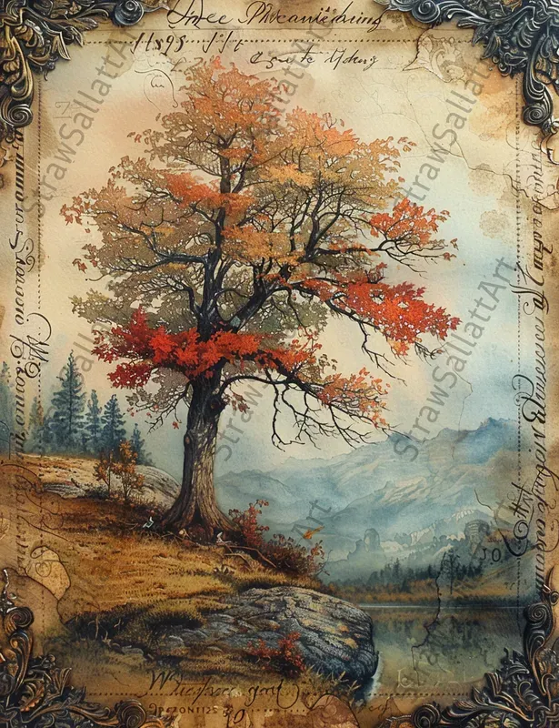 Fairy Tale Autumn Junk Journal Pages
