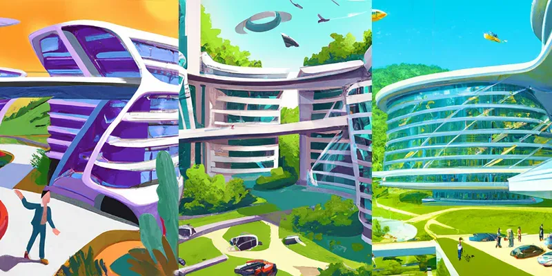 Futuristic Utopia Buildings generated by undefined