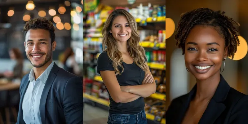 Professional Employee Portraits generated by undefined