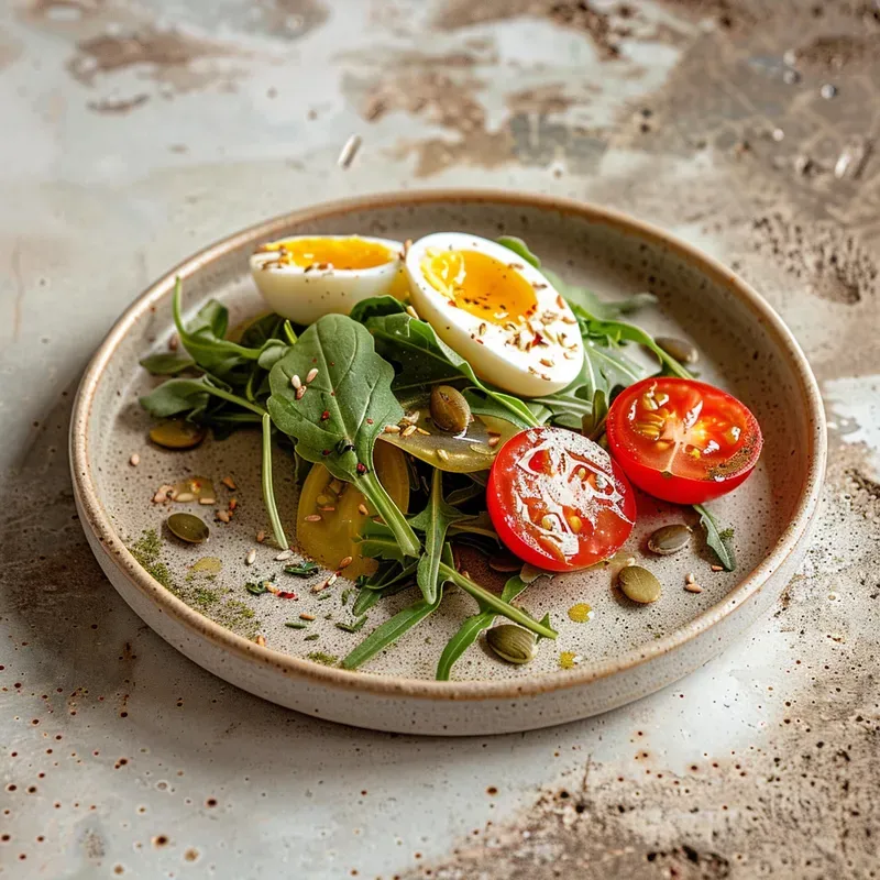 Foods On Handmade Ceramic Plates