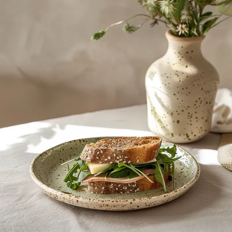 Foods On Handmade Ceramic Plates
