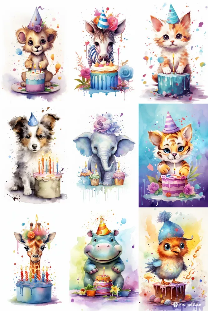Childrens Birthday Card Designs