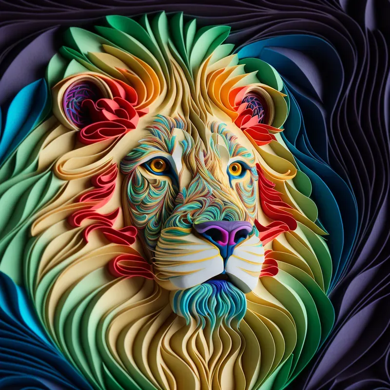 Quilling Art Animals