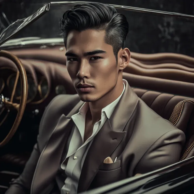 Handsome Guys In Cars