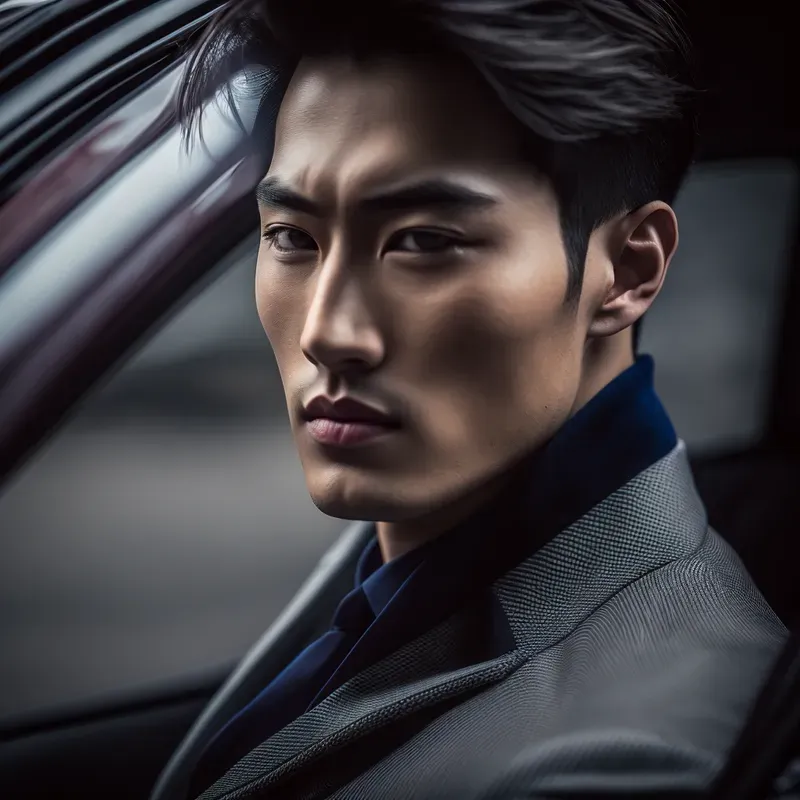 Handsome Guys In Cars