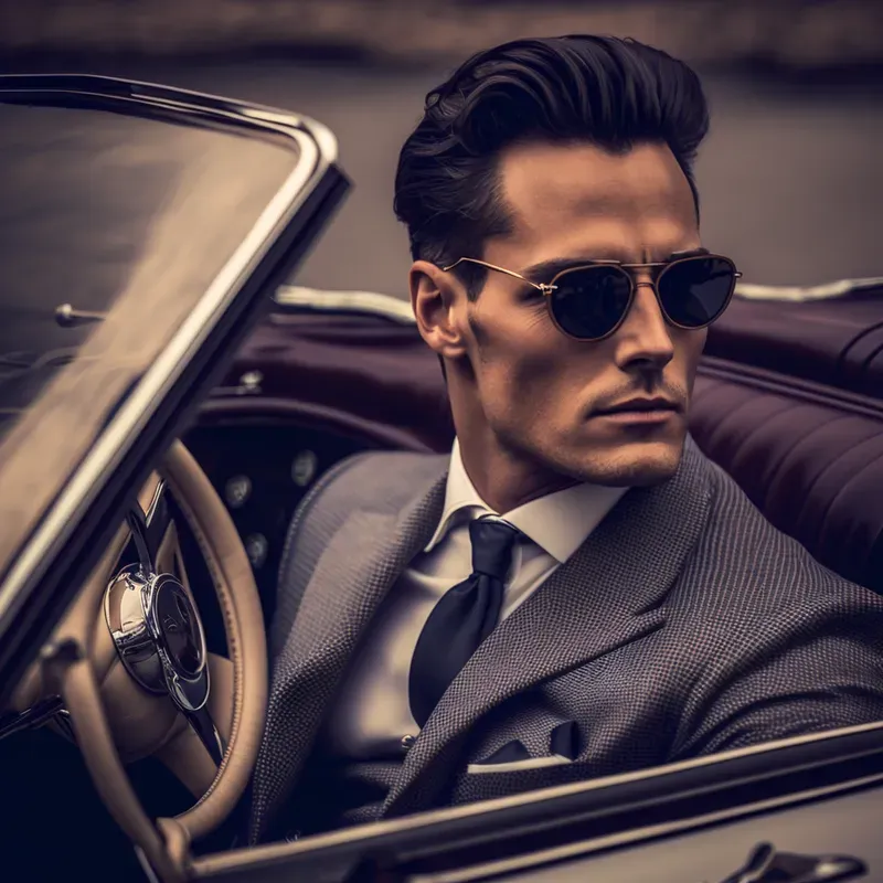 Handsome Guys In Cars