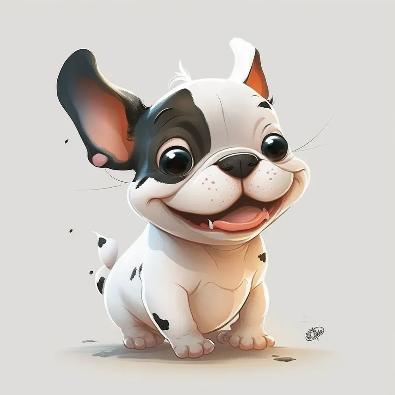 Happy Animal Cartoons
