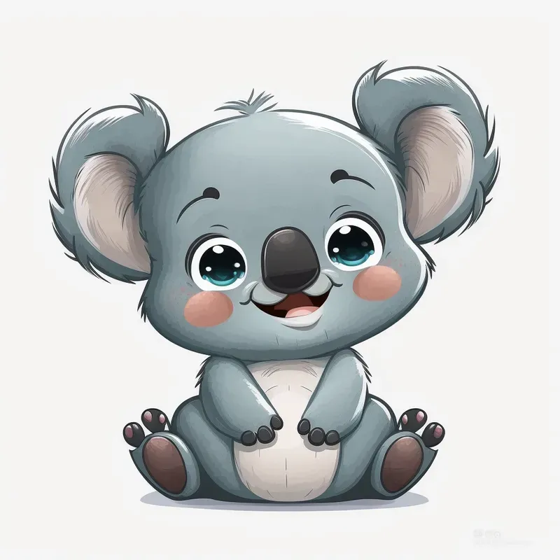 Happy Animal Cartoons