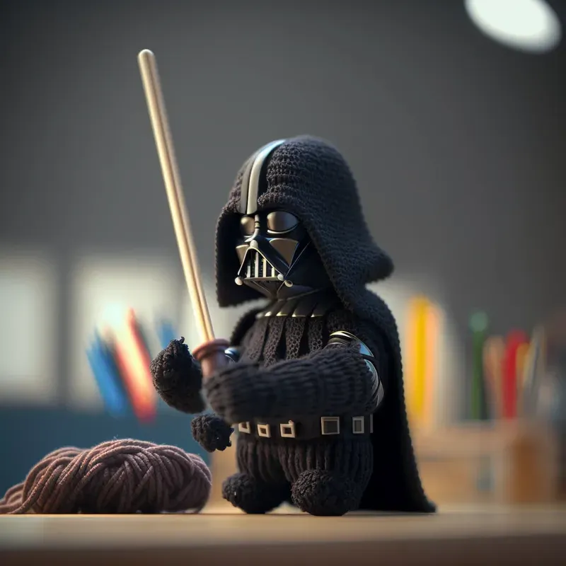Knitted Star Wars Characters