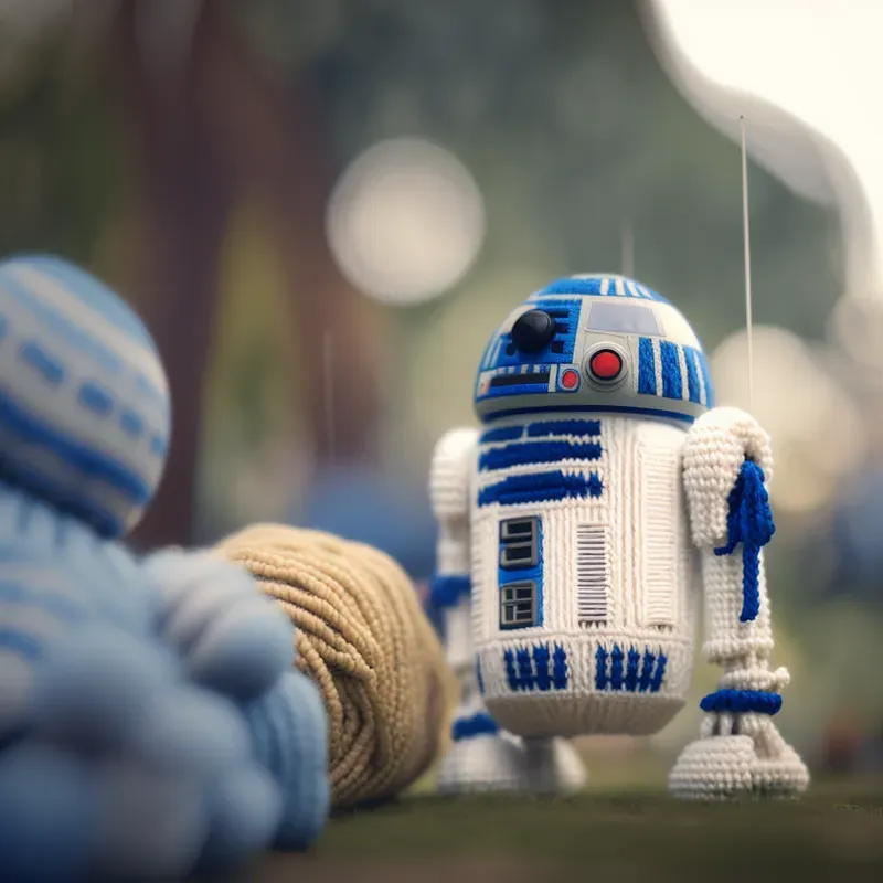 Knitted Star Wars Characters