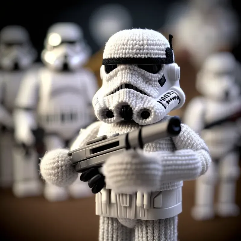 Knitted Star Wars Characters