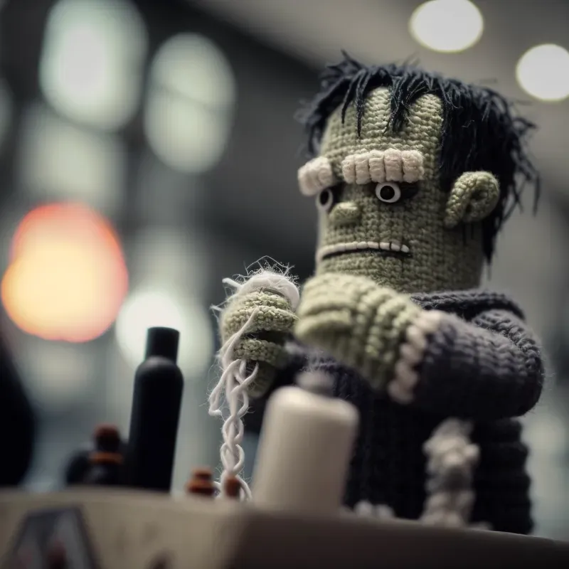 Knitted Horror Characters