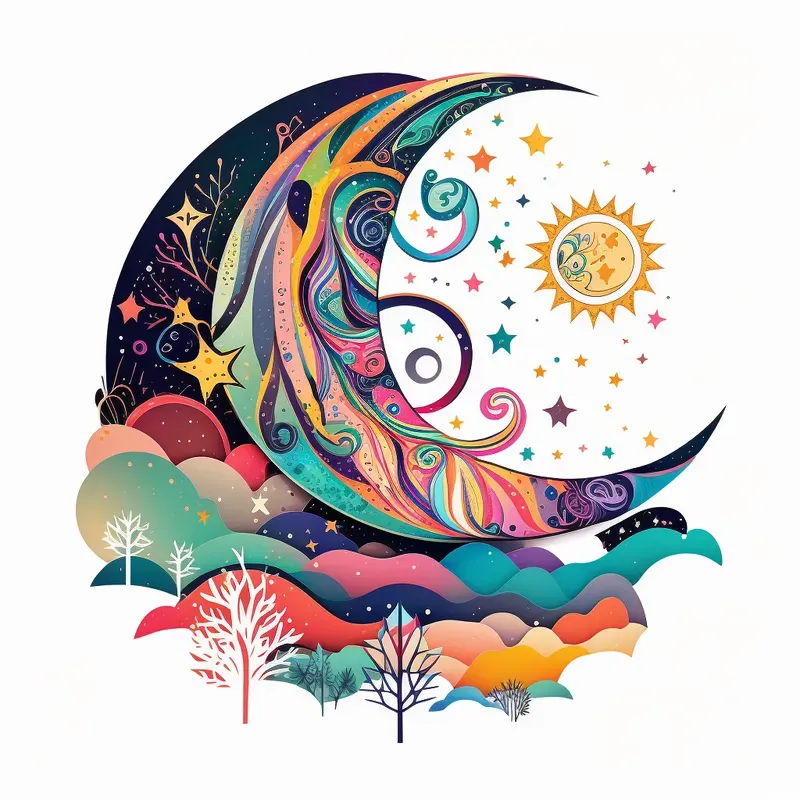 Glittering Illustrations